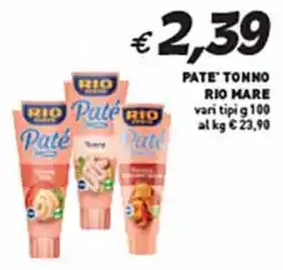 Coal Pate tonno RIO MARE offerta