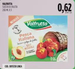 Carico Cash & Carry Valfrutta succhi di frutta offerta
