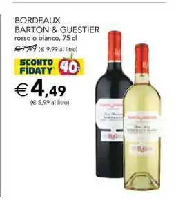 Esselunga Bordeaux Barton & Guestier offerta