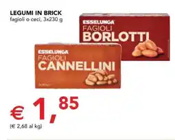 Esselunga LEGUMI IN BRICK offerta
