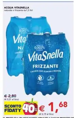 Esselunga Acqua Vitasnella offerta