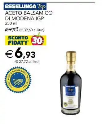 Esselunga Aceto Balsamico Di Modena IGP offerta