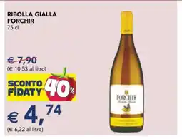 Esselunga Ribolla Gialla Forchir offerta