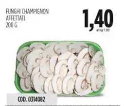 Carico Cash & Carry Funghi champignon affettati offerta
