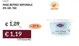Prezzemolo e Vitale Fage befree naturale 0% offerta