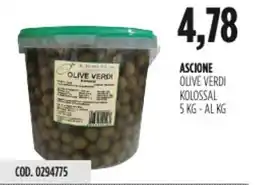 Carico Cash & Carry Ascione olive verdi kolossal offerta