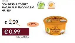 Prezzemolo e Vitale Scaldasole yogurt magro al pistacchio bio offerta