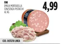Carico Cash & Carry Fini emilia mortadella con/senza pistacchi offerta
