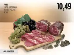 Carico Cash & Carry Jvon coppa stagionata dolce e piccante al kg offerta