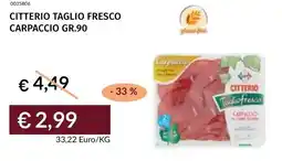 Prezzemolo e Vitale Citterio taglio fresco carpaccio offerta