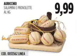 Carico Cash & Carry Auricchio salamini e provolette al kg offerta