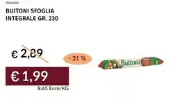 Prezzemolo e Vitale Buitoni sfoglia integrale offerta