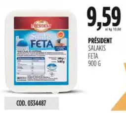 Carico Cash & Carry Président salakis feta offerta