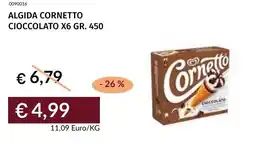 Prezzemolo e Vitale Algida cornetto cioccolato offerta