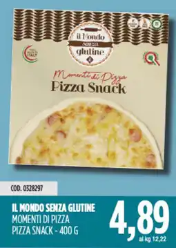 Carico Cash & Carry Il mondo senza glutine momenti di pizza pizza snack offerta