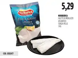 Carico Cash & Carry Noriberica filetti di merluzzo atlantico senza pelle offerta