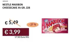 Prezzemolo e Vitale Nestle maxibon cheesecake offerta