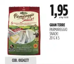 Carico Cash & Carry Gran terre parmareggio snack! offerta