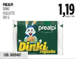 Carico Cash & Carry Prealpi dinki fogliette offerta