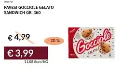 Prezzemolo e Vitale Pavesi gocciole gelato sandwich offerta