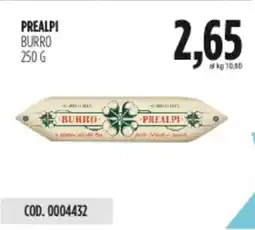 Carico Cash & Carry Prealpi burro offerta
