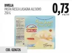 Carico Cash & Carry Divella pasta fresca lasagna all'uovo offerta