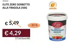 Prezzemolo e Vitale Elite zero sorbetto alla fragola offerta