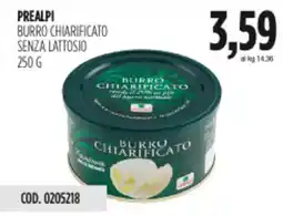 Carico Cash & Carry Prealpi burro chiarificato senza lattosio offerta