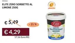 Prezzemolo e Vitale Elite zero sorbetto al limone offerta