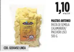 Carico Cash & Carry Mastro antonio pasta di semola calamarata/ paccheri lisci offerta