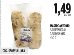 Carico Cash & Carry Mastroantonio saltimbocca/ saltiburger offerta