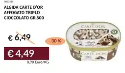 Prezzemolo e Vitale Algida carte d'or affogato triplo cioccolato offerta