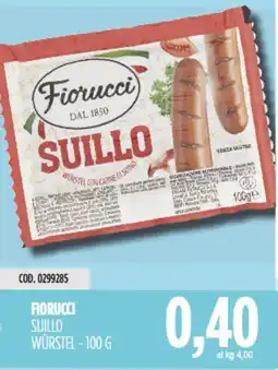 Carico Cash & Carry Fiorucci suillo würstel offerta