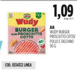 Carico Cash & Carry Aia wudy burger prosciutto cotto/ pollo e tacchino offerta