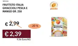 Prezzemolo e Vitale Frutteto italia ghiaccioli pesca e mango offerta