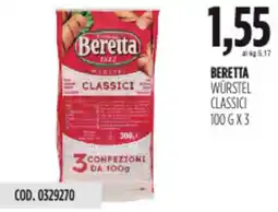 Carico Cash & Carry Beretta würstel classici offerta
