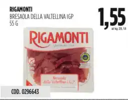 Carico Cash & Carry Rigamonti bresaola della valtellina IGP offerta
