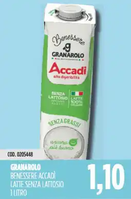 Carico Cash & Carry Granarolo benessere accad latte senza lattosio offerta