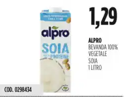 Carico Cash & Carry Alpro bevanda 100% vegetale soia offerta