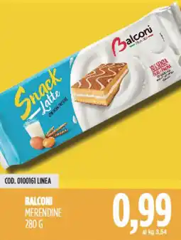 Carico Cash & Carry Balconi merendine offerta