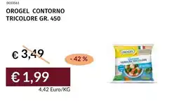 Prezzemolo e Vitale Orogel contorno tricolore offerta