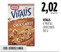 Carico Cash & Carry Vitalis il muesu croccante offerta