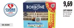Carico Cash & Carry Caffè borbone miscela decisa 80+10 cialde in omaggio offerta