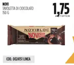 Carico Cash & Carry Novi tavoletta di cioccolato offerta