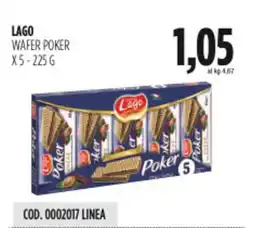 Carico Cash & Carry Lago wafer poker x5 offerta