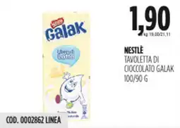 Carico Cash & Carry Nestle tavoletta di cioccolato galak offerta