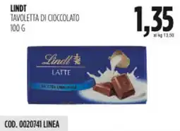 Carico Cash & Carry Lindt tavoletta di cioccolato offerta