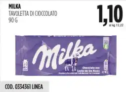 Carico Cash & Carry Milka tavoletta di cioccolato offerta