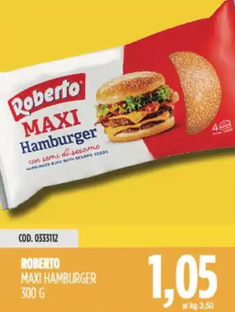 Carico Cash & Carry Roberto maxi hamburger offerta