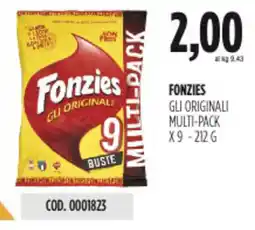 Carico Cash & Carry Fonzies gli originali multi-pack x9 offerta